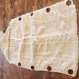 Knit swaddle blanket